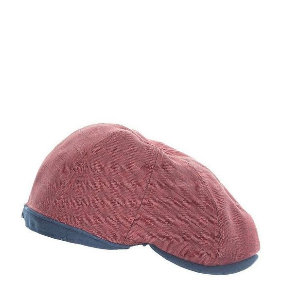 Biltmore Driver Newsboy Hat Red Grid Medium NEW - Picture 3 of 10